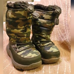 Land's End camouflage snow boots